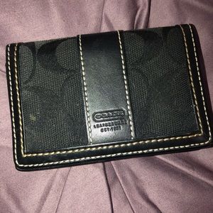 Authentic Coach handbag and wallet